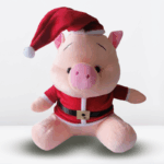Peluche Chanchito Santa Claus
