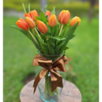 Florero de 12 Tulipanes (Colores Variados) - Imagen 4