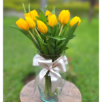 Florero de 12 Tulipanes (Colores Variados) - Imagen 3