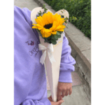 Lindo Girasol con Follaje - Imagen 2