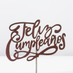: Topper de "Happy Birthday" - Imagen 2