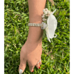 _Pack 2: Corsage con Brazalete (Dorado o Plateado) + Boutonniere - Imagen 4