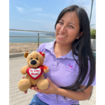 Peluche Osita con Corazón TE AMO MAMÁ - Imagen 2