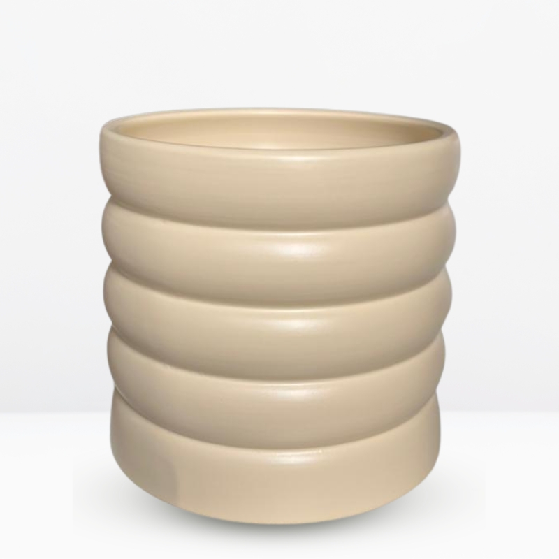 _ : Maceta Ondas Beige